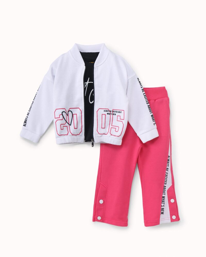 طقم رياضي بناتي بتصميم عصري — Stedrino Kids Wear - ستدرينو كيدز وير kids wear
