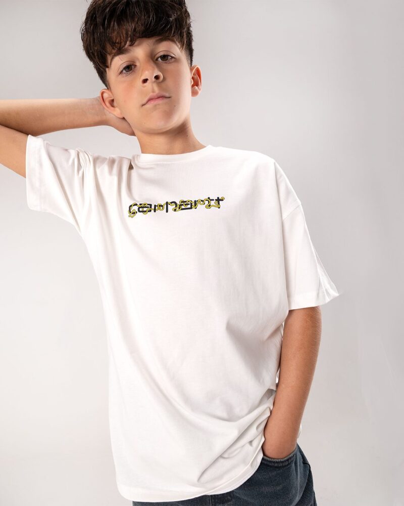 تيشرت اوفر  سايز مطبوع بياقة مستديرة — Stedrino Kids Wear - ستدرينو كيدز وير kids wear