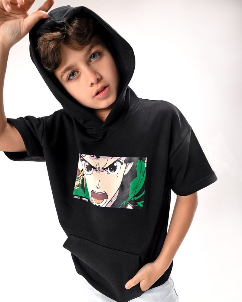تيشيرت هودي أنمي للأولاد — Stedrino Kids Wear - ستدرينو كيدز وير kids wear