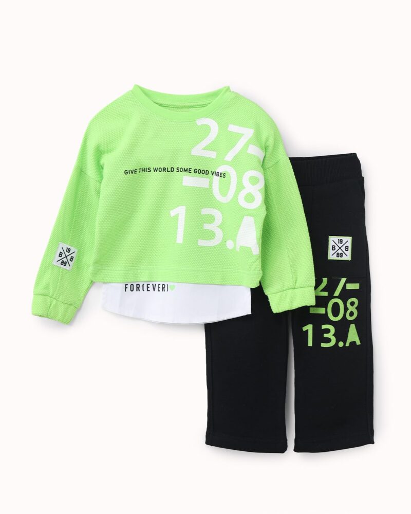 طقم قطعتين english number — Stedrino Kids Wear - ستدرينو كيدز وير kids wear
