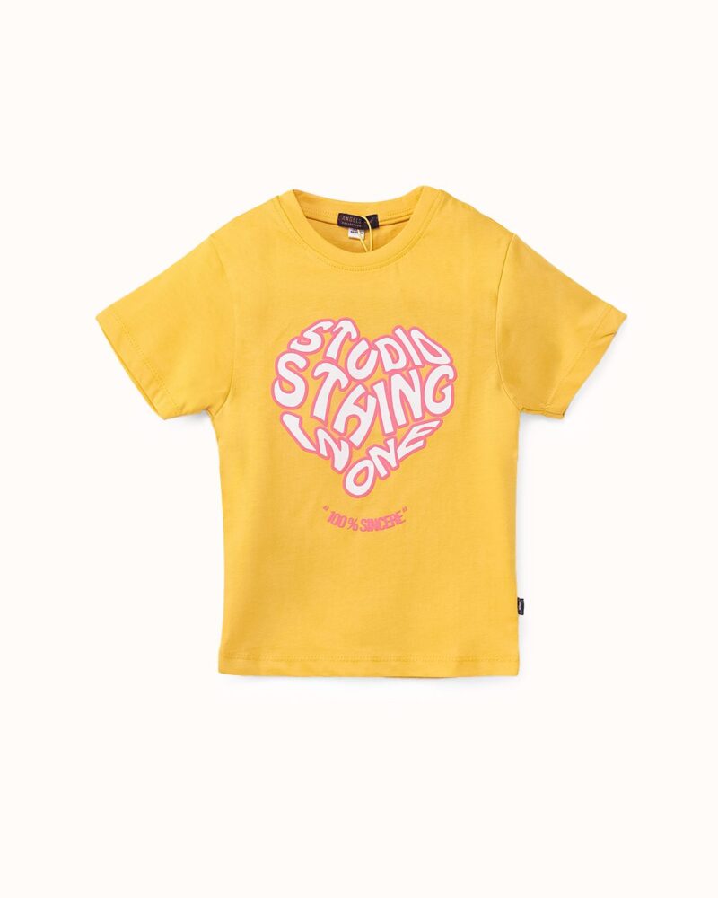تيشرت نص كم  مطبوع بقصة عادية — Stedrino Kids Wear - ستدرينو كيدز وير kids wear