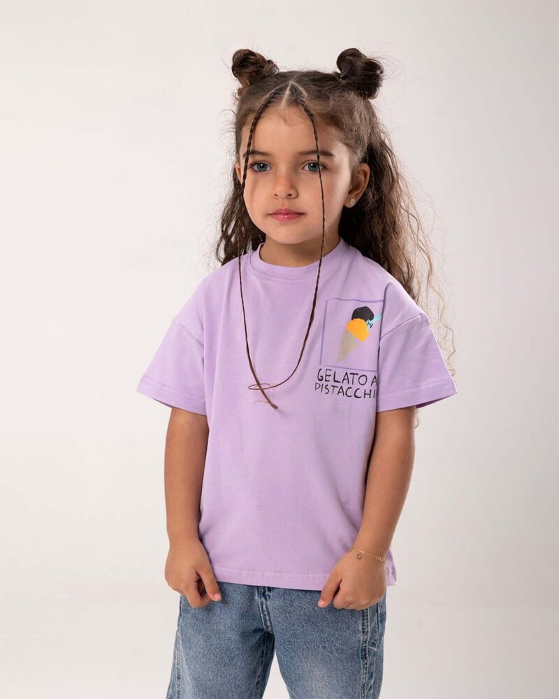 تيشرت راوند "GELATOAL" — Stedrino Kids Wear - ستدرينو كيدز وير kids wear