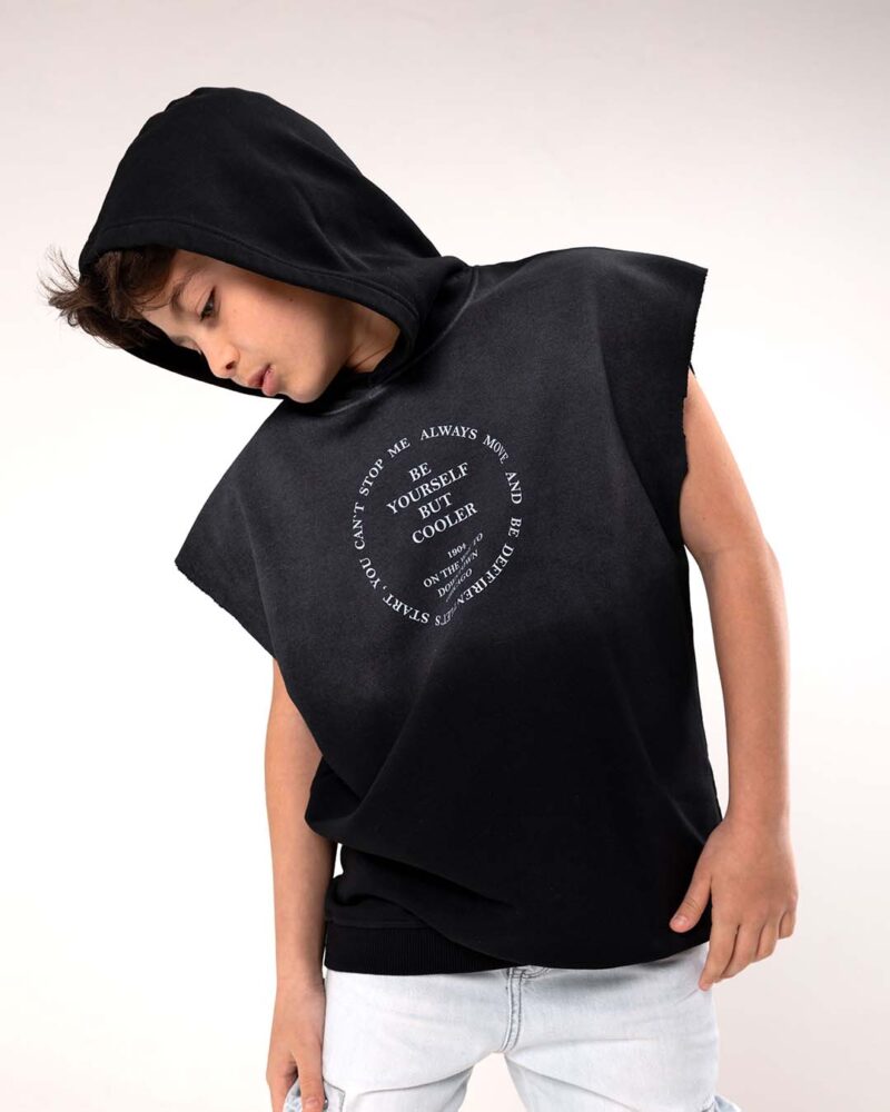 هودي بدون أكمام “Street Vibe” — Stedrino Kids Wear - ستدرينو كيدز وير kids wear