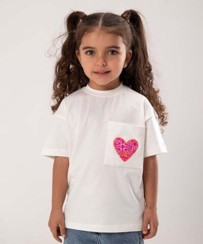 تيشرت راوند “Heart Pocket”