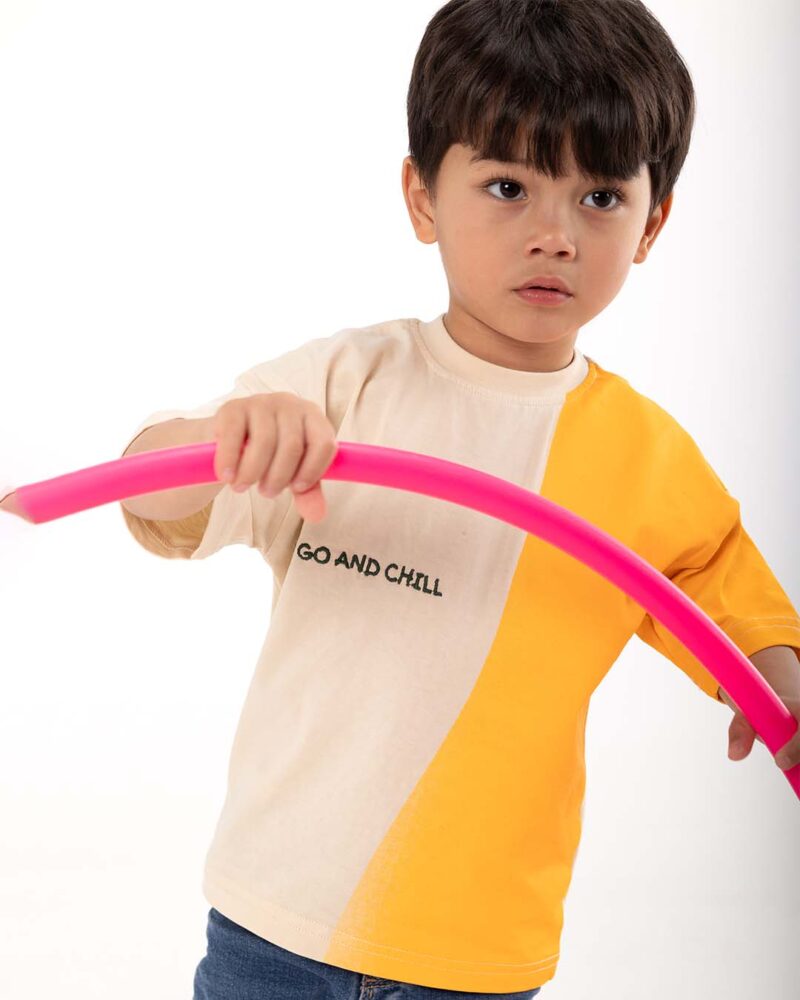 تيشرت راوند “GO AND CHILL” — Stedrino Kids Wear - ستدرينو كيدز وير kids wear