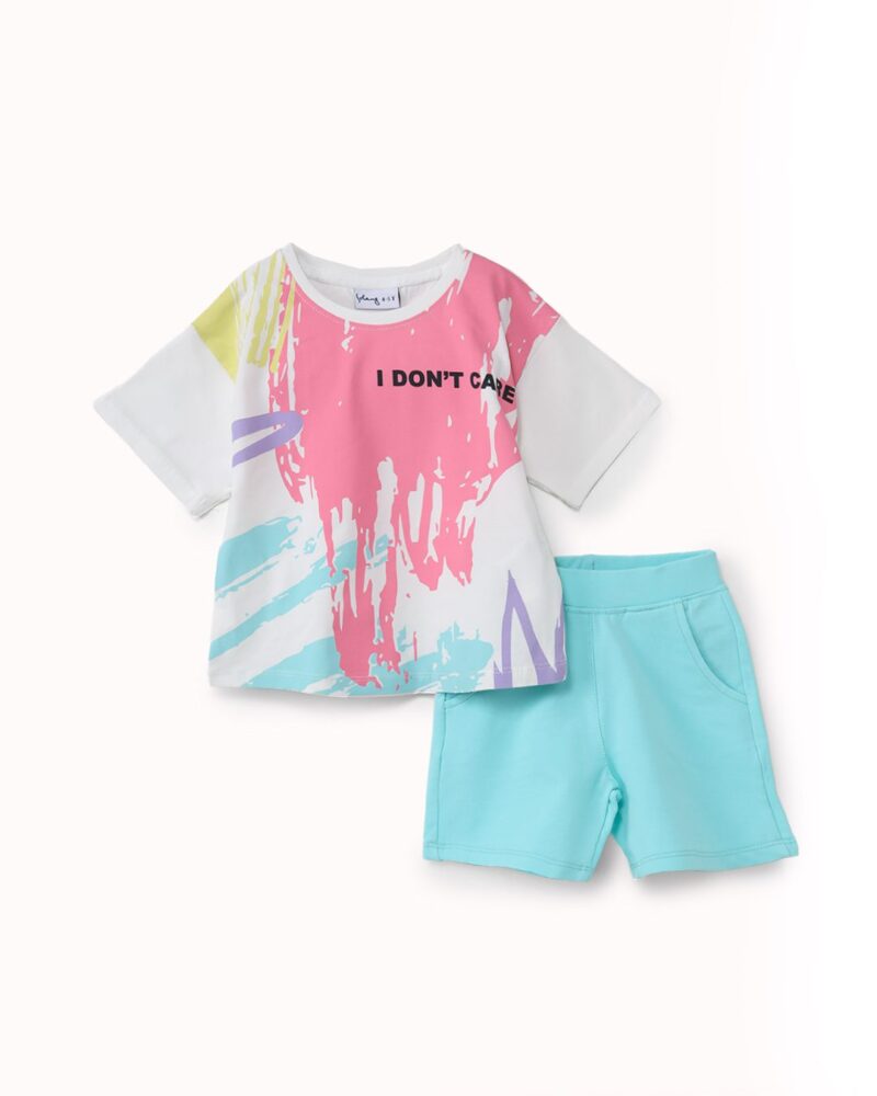 ترنج “I Don’t Care” للأولاد — Stedrino Kids Wear - ستدرينو كيدز وير kids wear