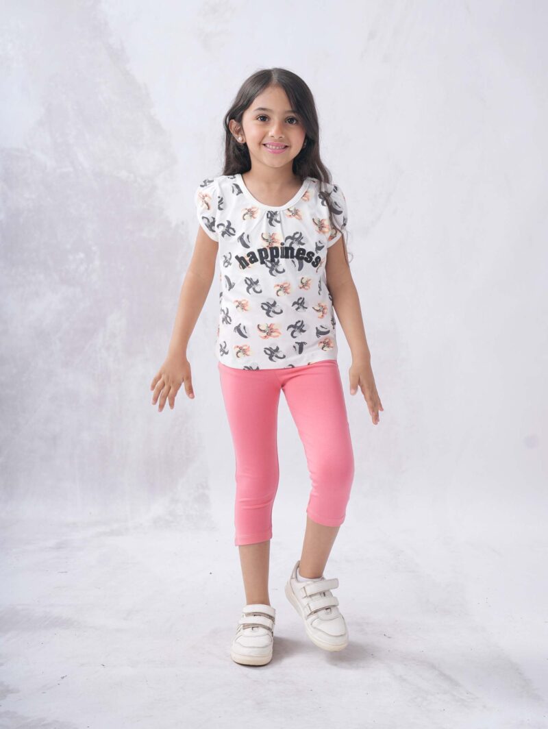 طقم بناتي صيفي "Happiness" — Stedrino Kids Wear - ستدرينو كيدز وير kids wear