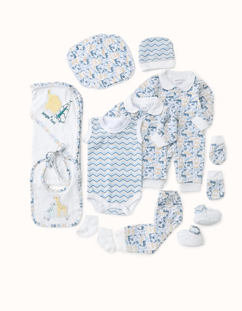 طقم نيوبورن فيل  XO -JUNGLE — Stedrino Kids Wear - ستدرينو كيدز وير kids wear