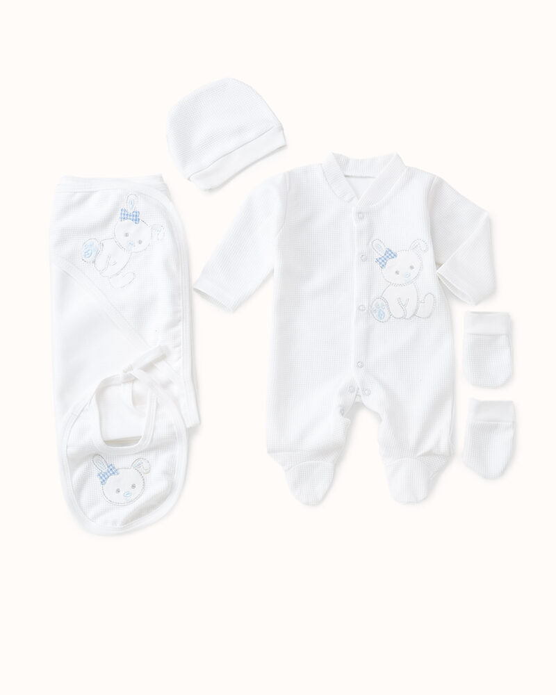 طقم نيوبورن ارنب بسكوته XO — Stedrino Kids Wear - ستدرينو كيدز وير kids wear