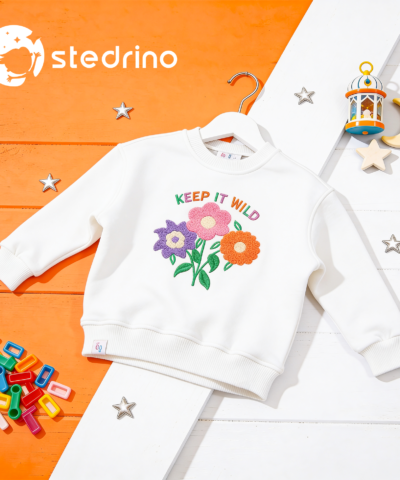 سويت شيرت "Flowers" — Stedrino Kids Wear - ستدرينو كيدز وير kids wear