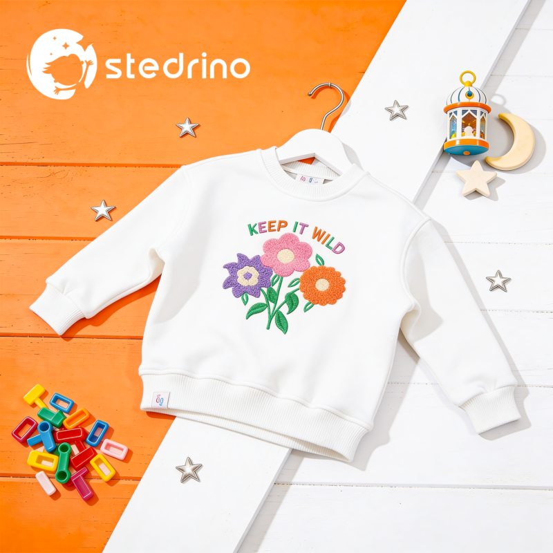 سويت شيرت "Flowers" — Stedrino Kids Wear - ستدرينو كيدز وير kids wear