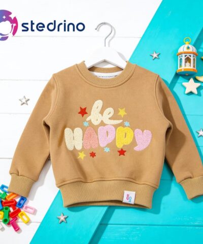 سويت شيرت "BE HAPPY" — Stedrino Kids Wear - ستدرينو كيدز وير kids wear